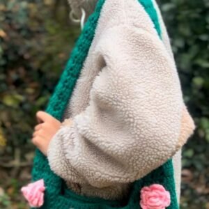 Handmade Crochet Sitting Mat – Folds into Flower Bouquet